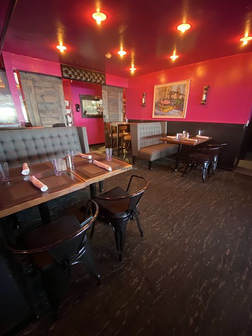 Booths  at The Club in Provincetown