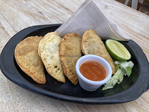 Empanadas   at Maha Vegan Food in Bogota