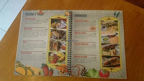 menu3 at Maha Vegan Food in Bogota