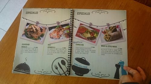 menu4 at Maha Vegan Food in Bogota