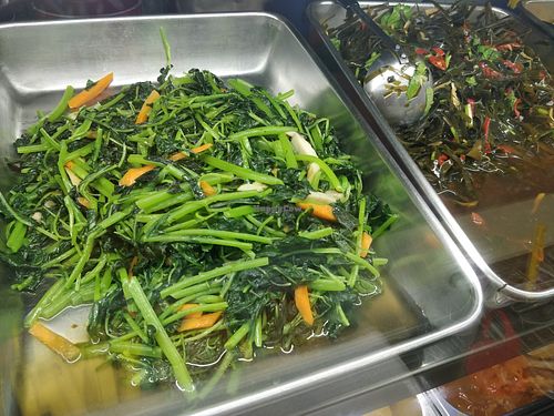 Spinach at Fo SuShi Vegetarian Food 佛素食 in West Singapore
