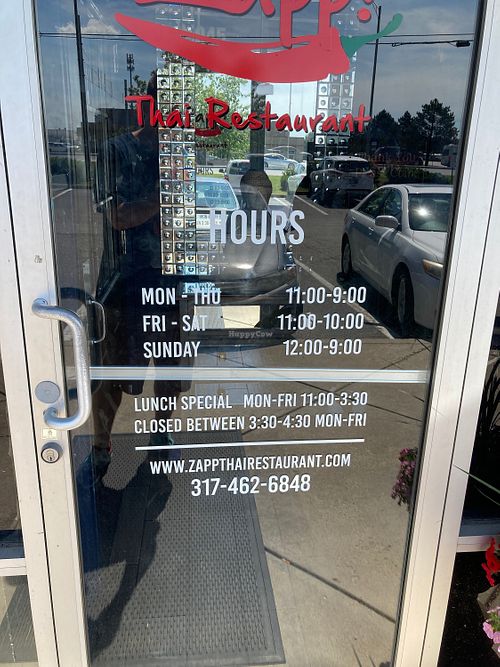 Hours at Zapp Thai Restaurant in Greenfield