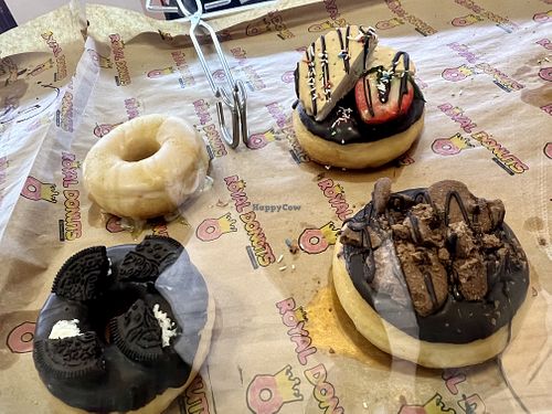 vegan donuts  at Royal Donuts in Dortmund