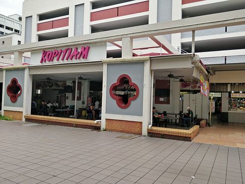 Stall is located in this kopitiam @ simei at Jia Jia Vegetarian 佳佳素食 - Simei in East Singapore