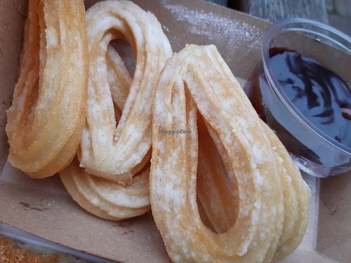 Vegan churros at Konditorei Noor in Lelystad