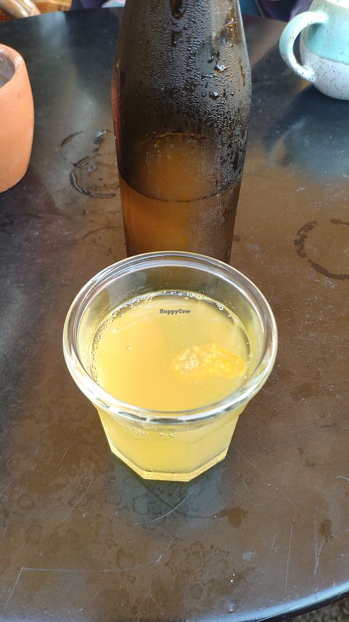 Curcuma Ginger Beer maison at Matahari Boui-boui in Ile-de-re