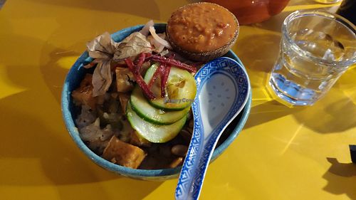 Curry balinaise at Matahari Boui-boui in Ile-de-re