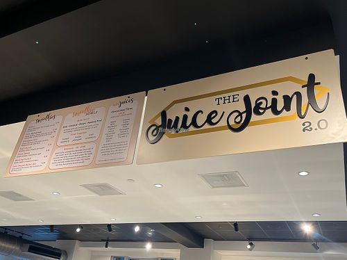 Sign & Large Menu  at Juice Joint 2.0 in Wilmington