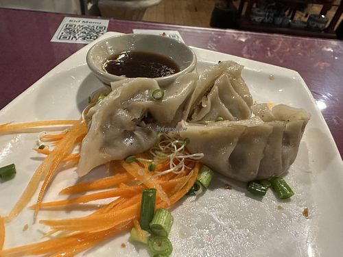 Steamed dumplings(some may be missing)  at Aroy Thai Gardens in Middletown