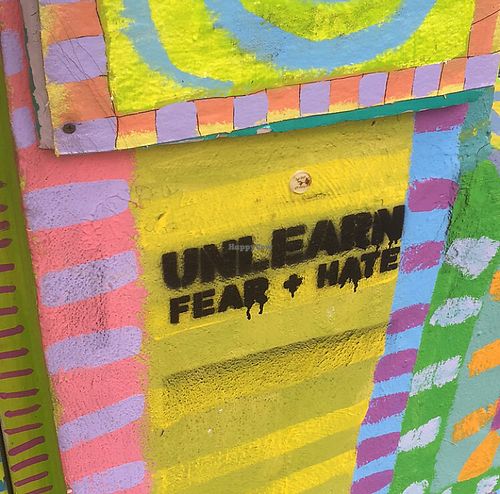 beautiful graffiti art inside & out at Third Street Stuff and Coffee in Lexington