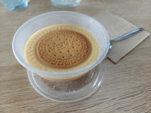 Custard/Natillas at Vegetopia in Gran Canaria