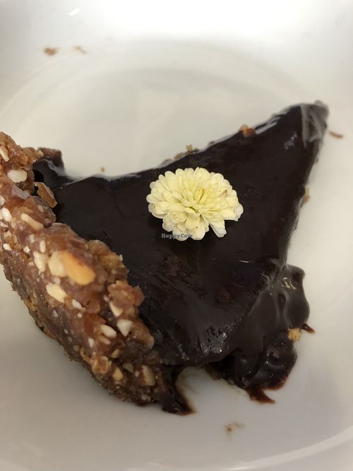 Chocolate tart   at Botellini in Caldas Da Rainha