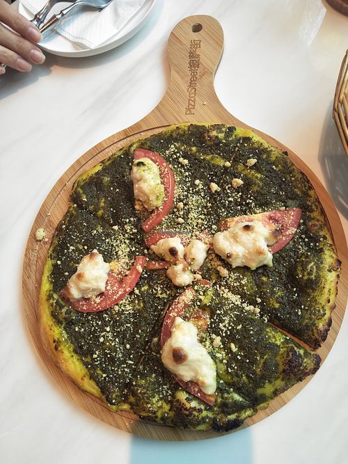 Vegan Pesto Pizza at Pizza Street - Jing'an District in Shanghai