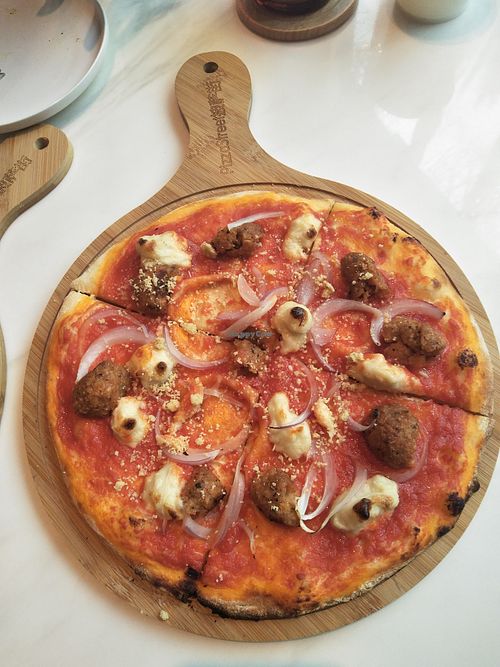 Vegan OmniPork Pizza at Pizza Street - Jing'an District in Shanghai