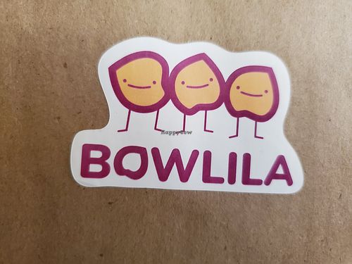 Logo at Bowlila in West Los Angeles
