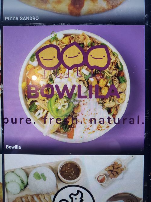 Signage at Bowlila in West Los Angeles