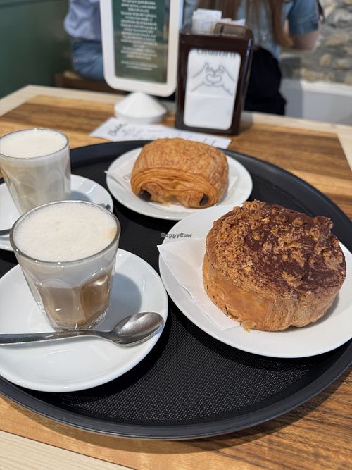 Pain au chocolate and roll gianduia 🥐 🌰  at Charlotte Croissanterie in Trieste