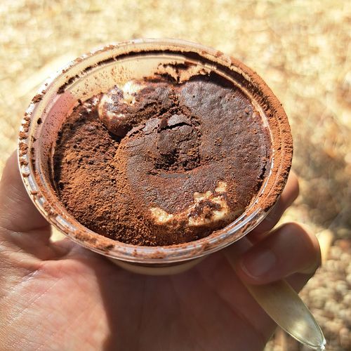 Tiramisu (takeaway) at iVegan in Rome