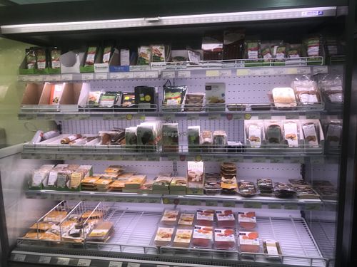 Vegan meat at iVegan in Rome