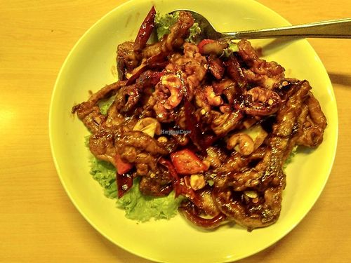 Mushroom dish at Socrates in Medan