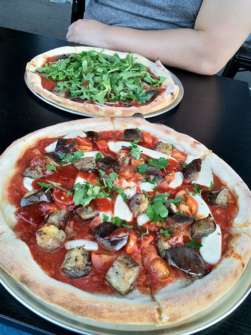 Delicious pizza! at Green Acre Pizza Bar in Brunswick