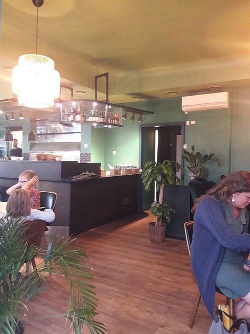 Inside the restaurant at Vorstid & Vahvlid in Parnu