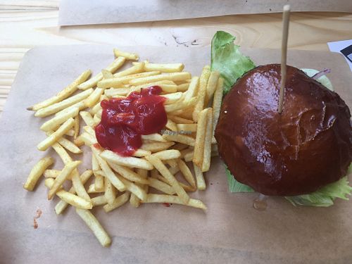 Burger & fries at Black Forest Burger in Waldshut-tiengen