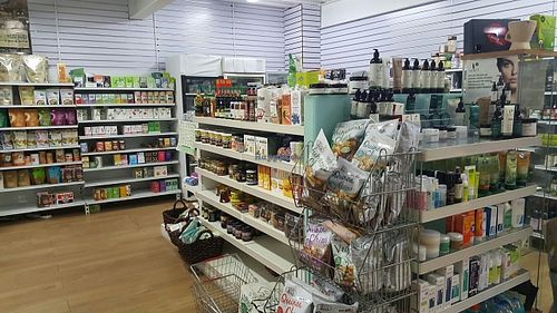 inside store at Living Natural in Manchester
