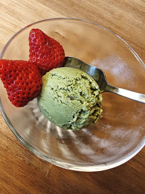 Strawberries from Nara! at Naramachi Vegan Nabi in Nara