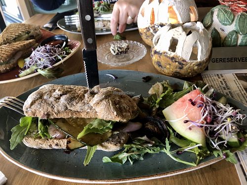 Vegan broodje Aan de Gracht at Aan de Gracht in Elburg