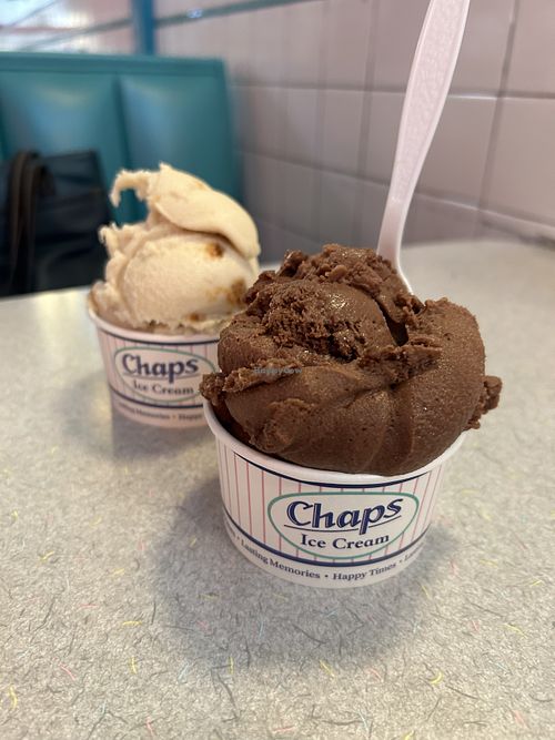   at Chaps Ice Cream in Charlottesville