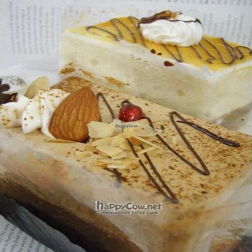 Eggless Cake $2 per slice at Yes Natural Bakery in East Singapore