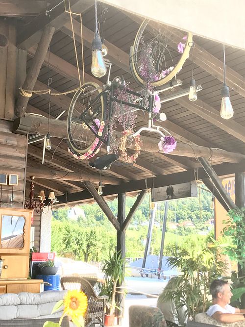 Interesting decor   at Naked Flowers in Mondsee