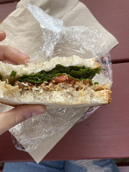 Vegan Ruben at Green Goddess Market & The Scape Cafe in Lake Placid