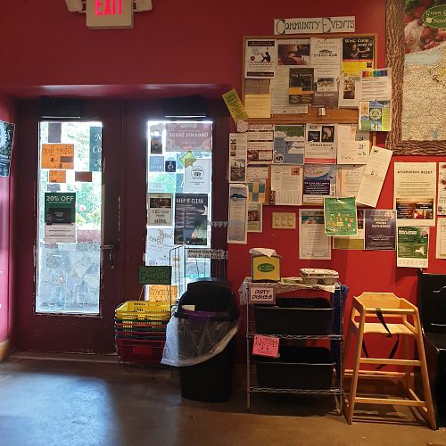 Interior at Green Goddess Market & The Scape Cafe in Lake Placid