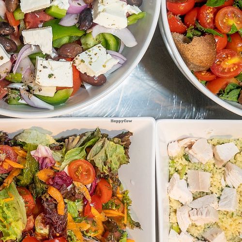 Salads
 at Macoo Eatery in Crete