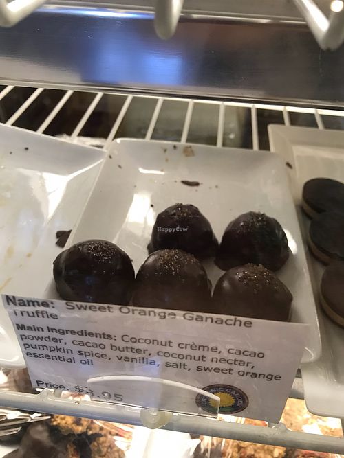 Sweet Orange Ganache at Organic Garden Cafe in Beverly