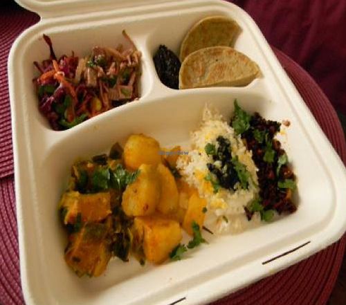 Petit plat du jour 9 euros
+ blini - 3 euros at Sol Semilla in Paris