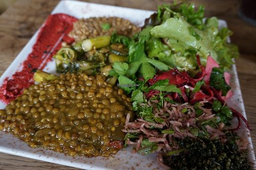 Plat du jour at Sol Semilla in Paris