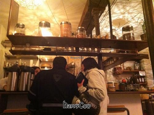 bar area at Sol Semilla in Paris