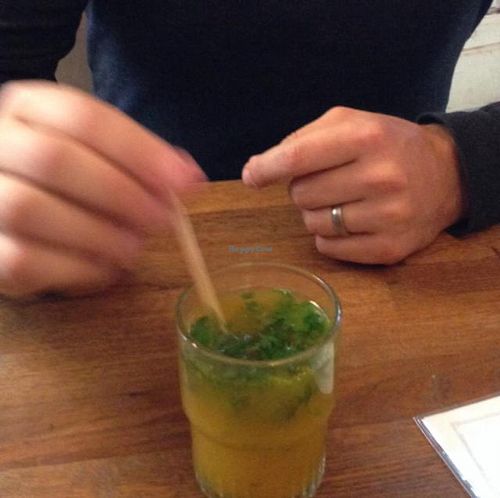 Soup at Sol Semilla in Paris