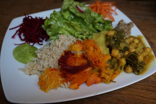 Plate of the day. at Sol Semilla in Paris