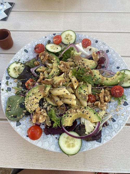 Pasta salad   at Boat House Bar in Mallorca