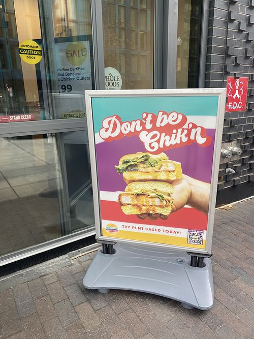 Outdoor Signage for Plnt Burger  at PLNT Burger - H St in Washington