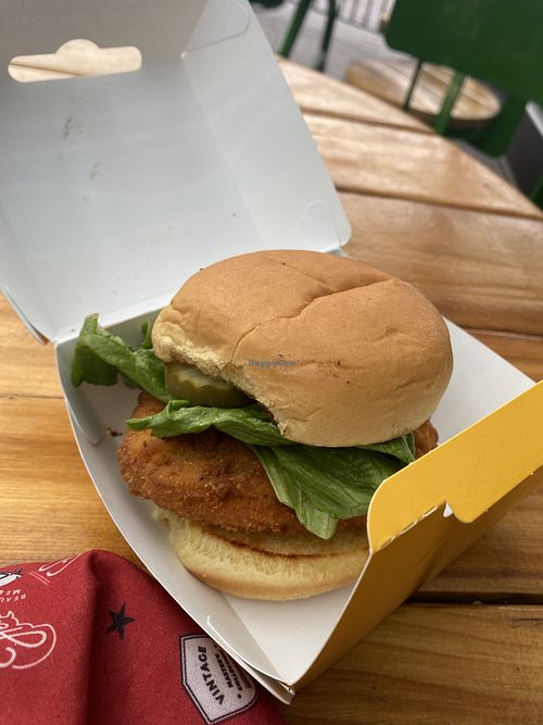 Crispy Chick’n’ Sandwich (Sammy) No Sauce  at PLNT Burger - H St in Washington