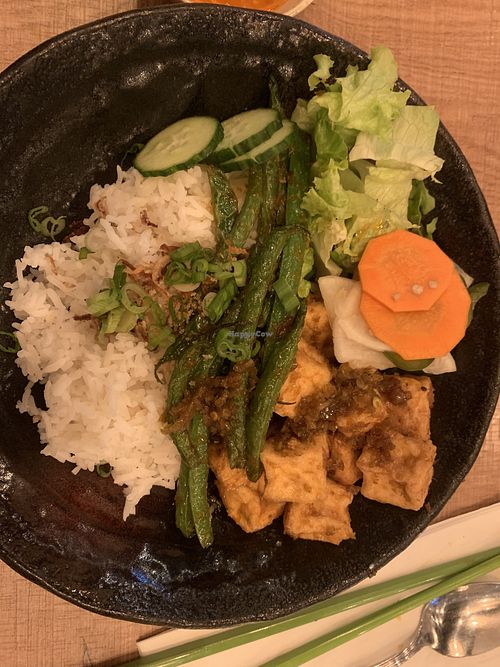 Lemongrass tofu   at Do Chay - Yaletown in Vancouver