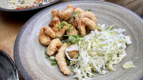 Chili shrimp  at Do Chay - Yaletown in Vancouver