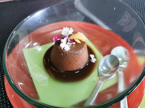 Chocolate gelee dessert at Plantae Gastrobar  in Tenerife