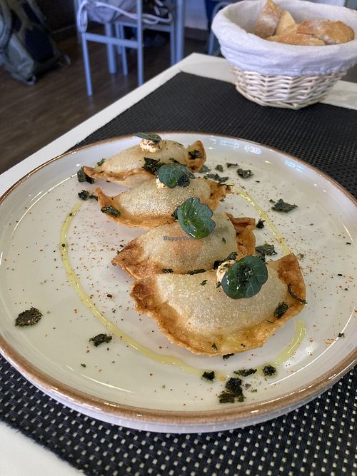 KIMCHI FRIED GYOZAS  at Plantae Gastrobar  in Tenerife