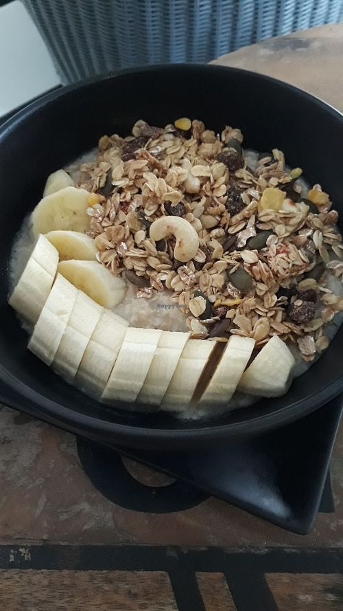 Porridge (request vegan) at Buddha Cafe in Koh Phangan